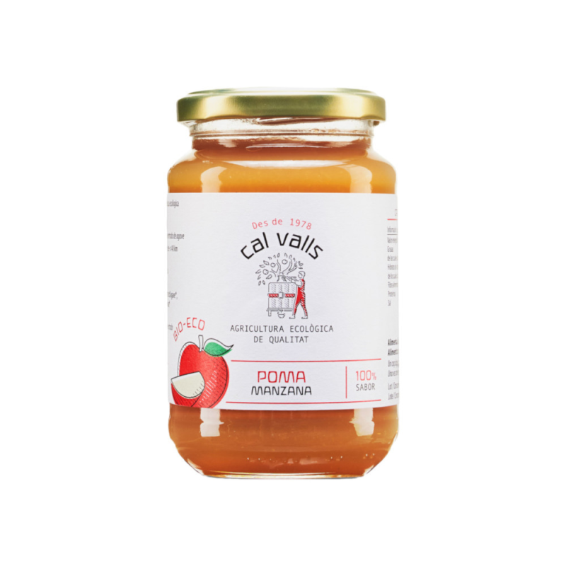 Mermelada manzana 375gr bio cal valls