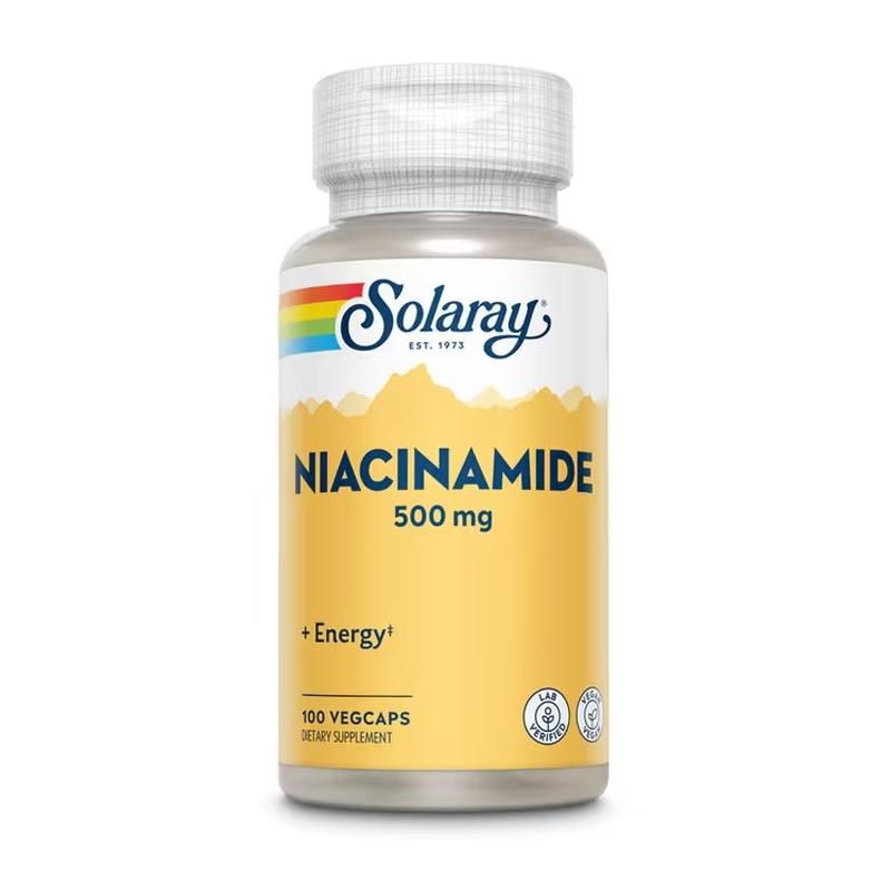 Niacinamide 500 mg 100 vegcaps solaray.