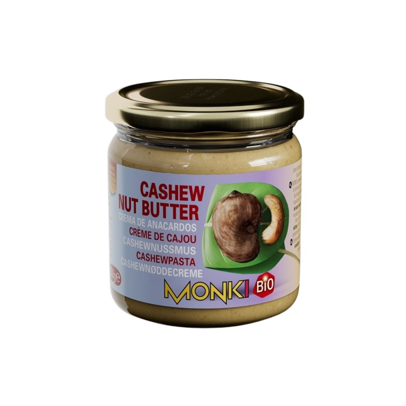 Crema anacardos tostados 330 g monki.