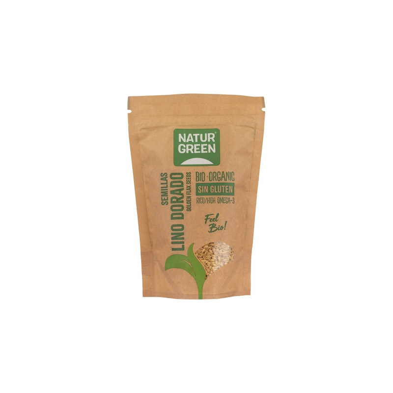 Lino dorado  s/g vegan bio 250g  naturgreen.