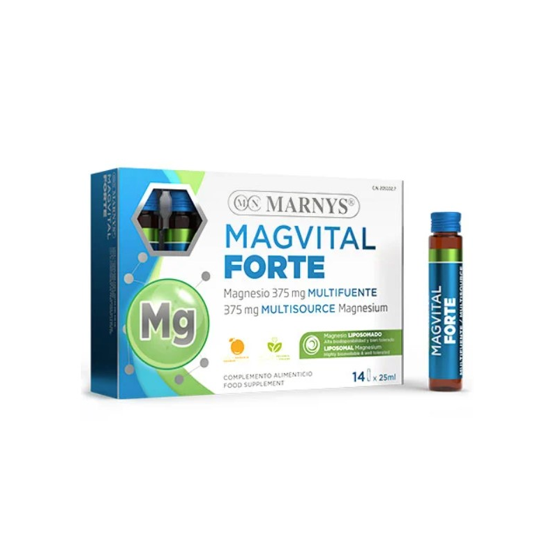 Magvital forte magnesio 375 mg 14 viales marnys