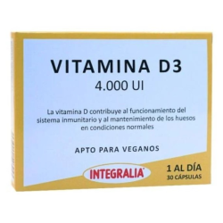 Vitamina d3 4000 ui 30 capsulas integralia