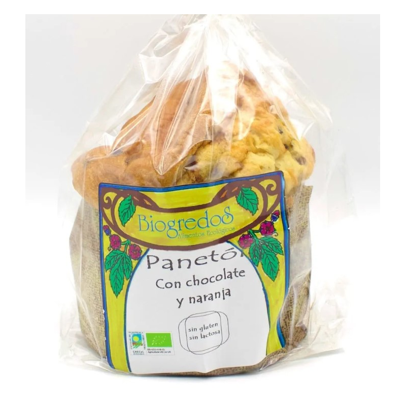 Panetone con chocolate y naranja sin gluten 360 g