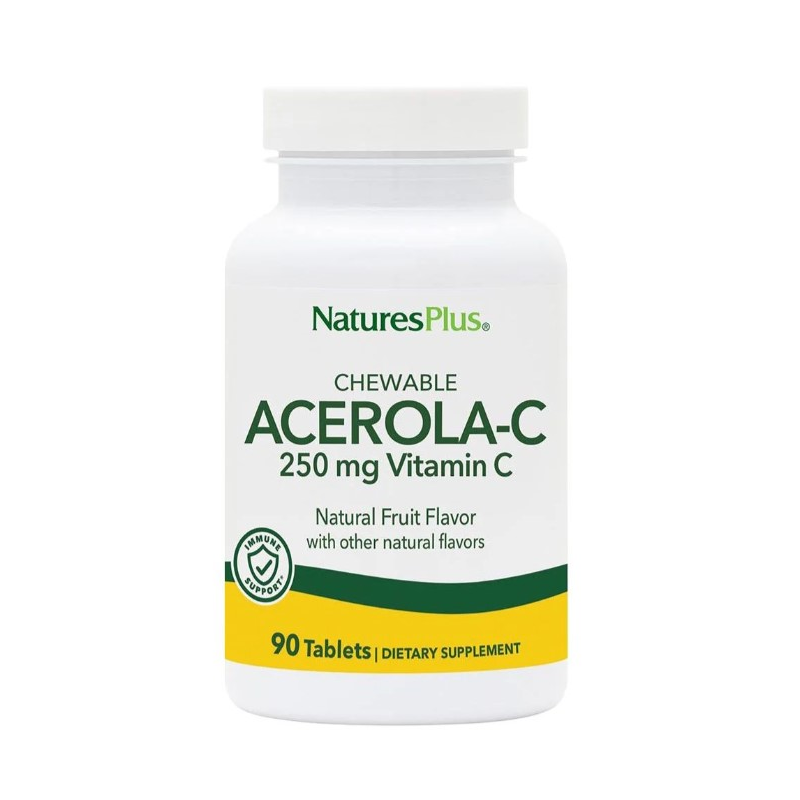 Acerola-c 500 mg vitamina c 90 tab natures plus