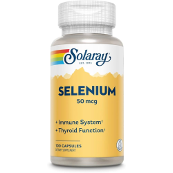 Selenio 50 mcg 100 capsulas solaray