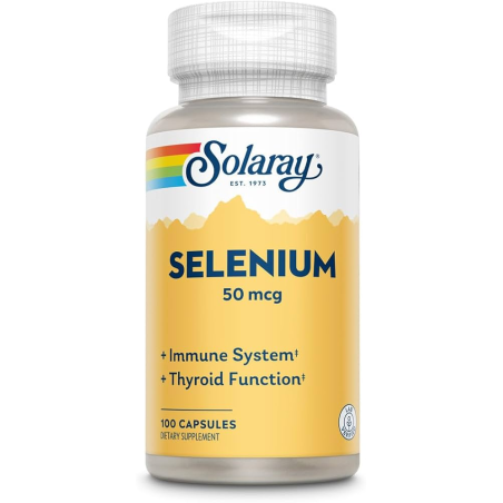 Selenio 50 mcg 100 capsulas solaray