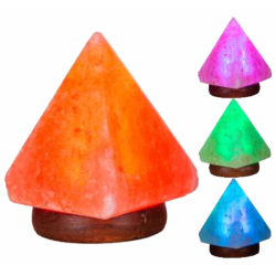 Lampara sal himalaya piramide multicolor usb