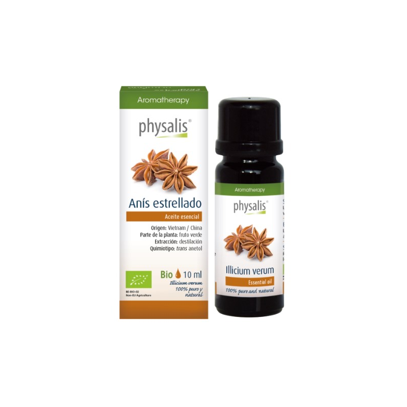 Aceite esencial anis estrellado bio 10 ml physalis