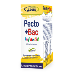 Pecto+bac infantil 250ml +1 sobre zeus