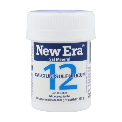 Sales schussler nº12 calcium sulfuricum new era.