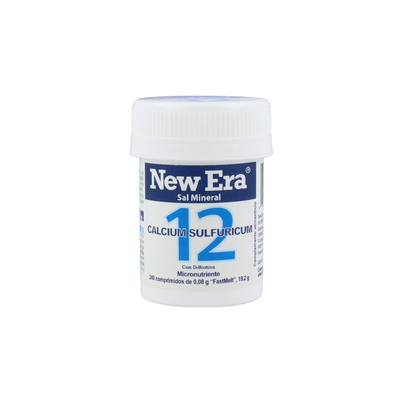 Sales schussler nº12 calcium sulfuricum new era.