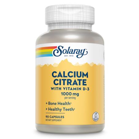 Calcium citrate vitamin d3 90 capsulas solaray
