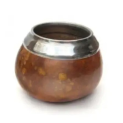 Mate perita pulida c/v inox el bagual