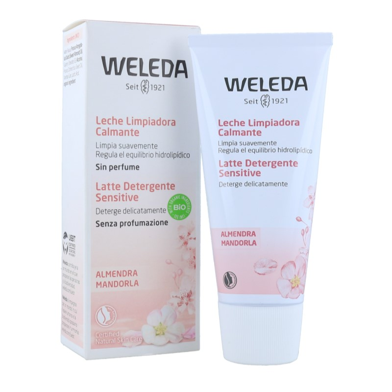 Leche limpiadora calmante almendra 75ml weleda