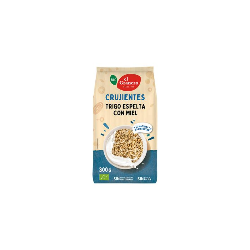 Trigo espelta con miel crujientes bio 300 g