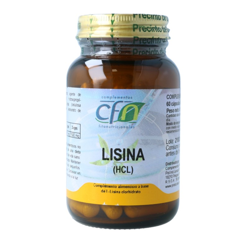 Lisina hcl 500 mg cfn
