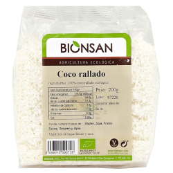 Coco rallado eco 200 g bionsan