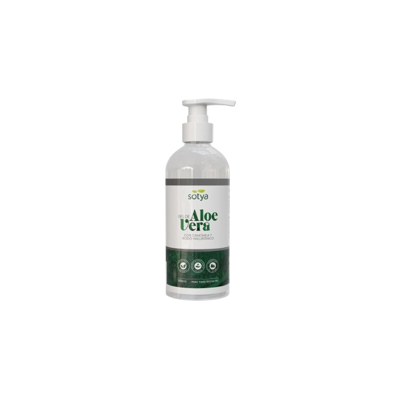 Gel aloe vera camomila acid.hialur.500ml sotya