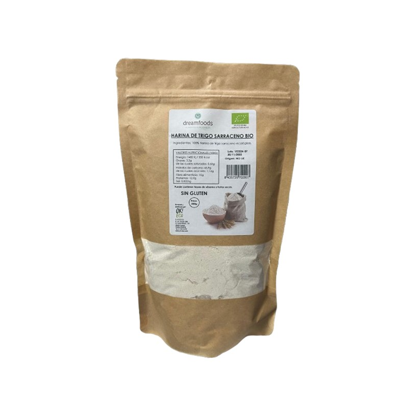 Harina trigo sarraceno bio 500 g dreamfoods
