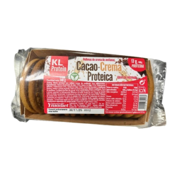 Galleta proteica rellena crema cacao kl protein