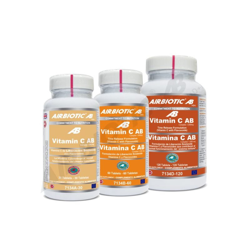 Vitamina c 1000mg 120c airbiotic