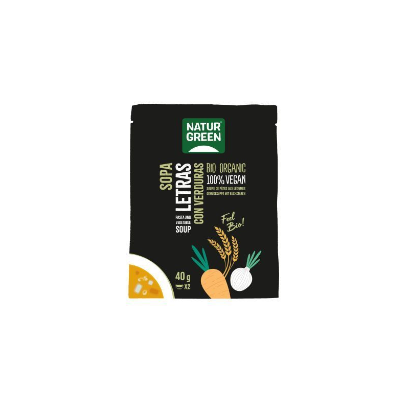 Naturgreen sopa letras sobre