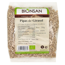 Pipas girasol eco bionsan 500 g