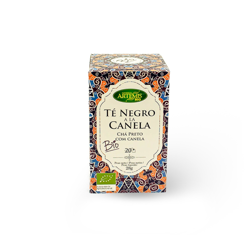 Artemis te negro+canela bio 20-f