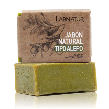 Jabon tipo alepo natural pastilla labnatur 100 g