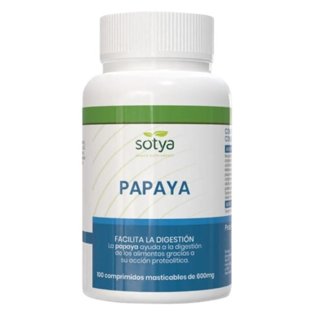 Papaya+tronco piña 100comprimidos sotya