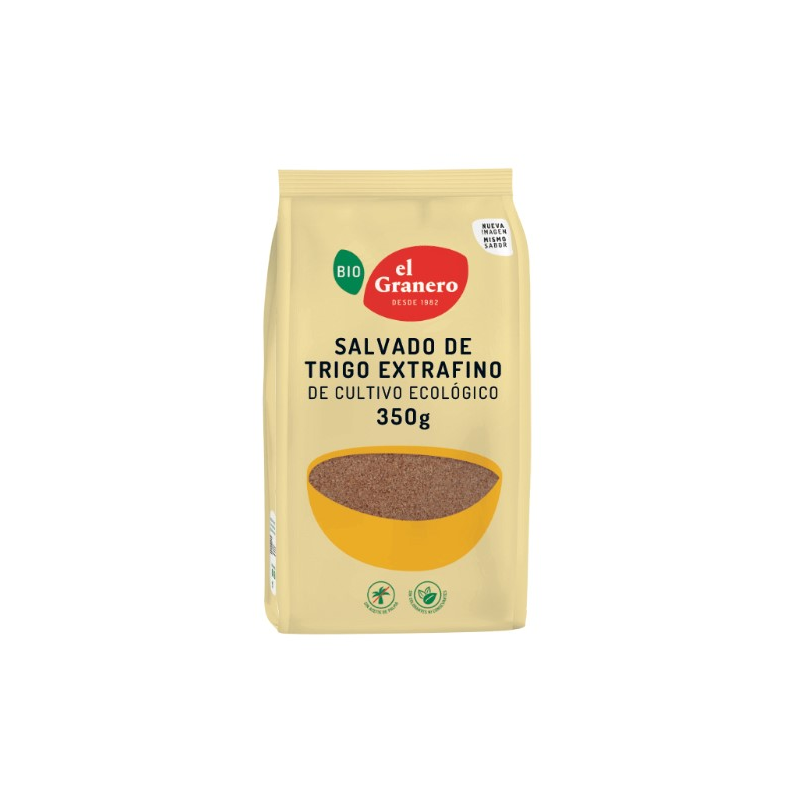Salvado trigo integral extrafino 350gr  el granero