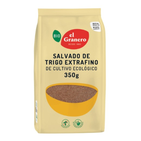 Salvado trigo integral extrafino 350gr  el granero