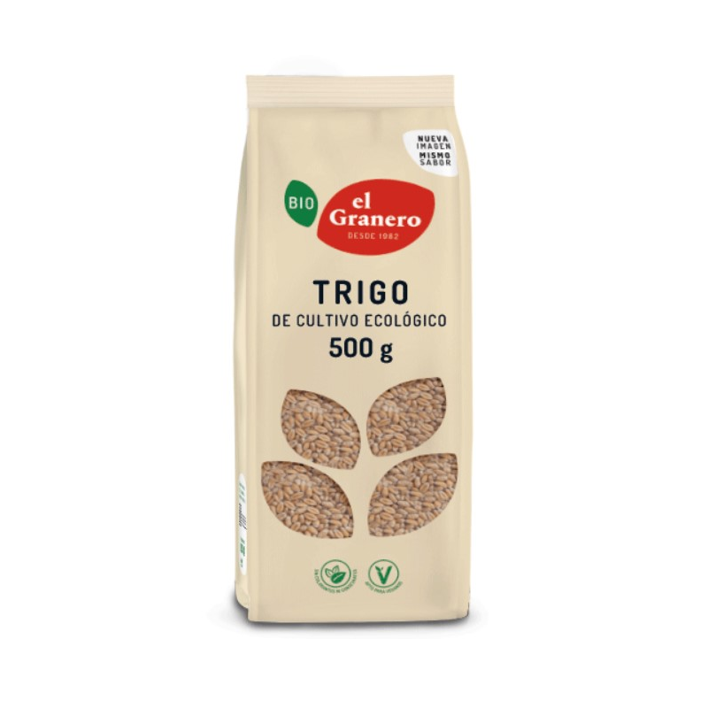 Trigo grano 500gr bio el granero