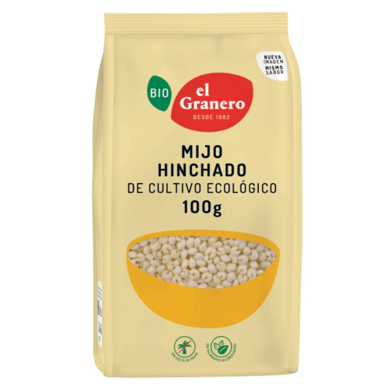 Mijo hinchado 100gr bio el granero