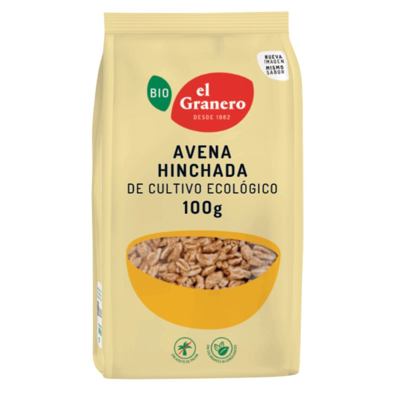 Avena hinchada 100g.bio el granero