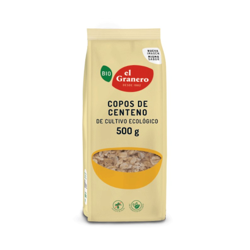 Copos centeno 500gr bio el granero