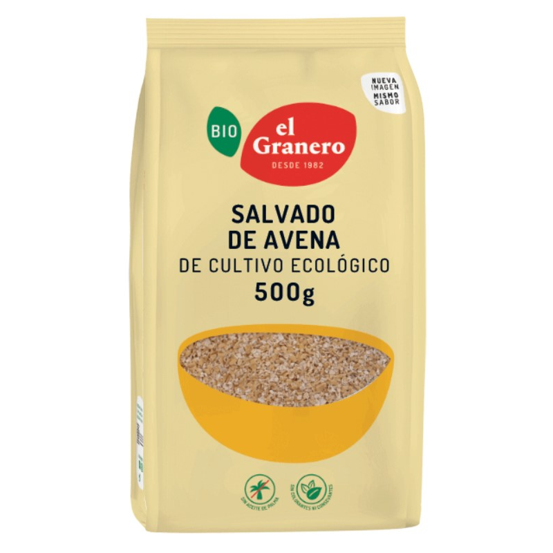 Salvado avena 500gr bio el granero