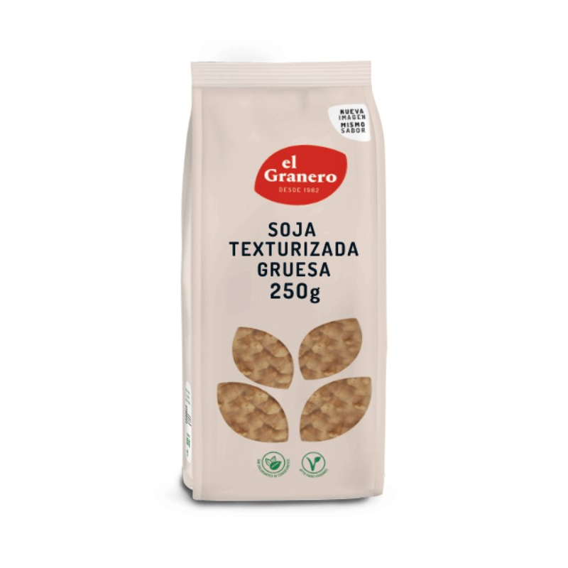 Soja texturizada gruesa 250gr el granero
