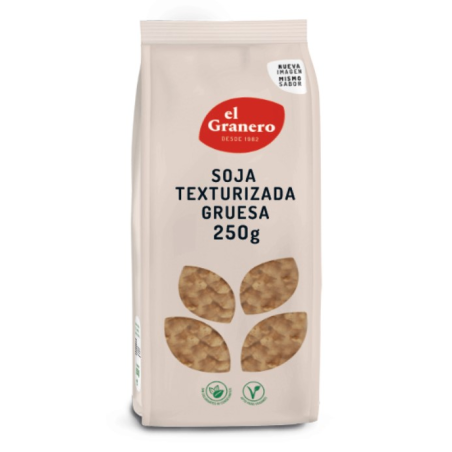 Soja texturizada gruesa 250gr el granero