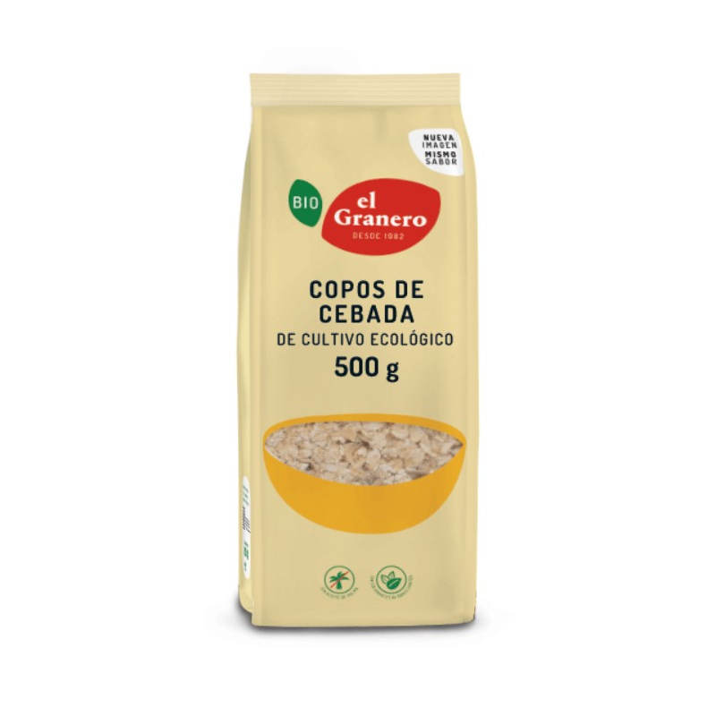 Copos de cebada 500gr bio el granero