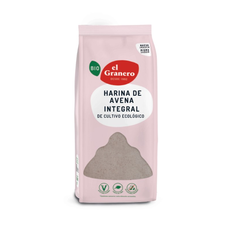 Harina avena 500gr int bio el granero
