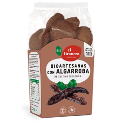 Galletas algarroba 250gr bio el granero