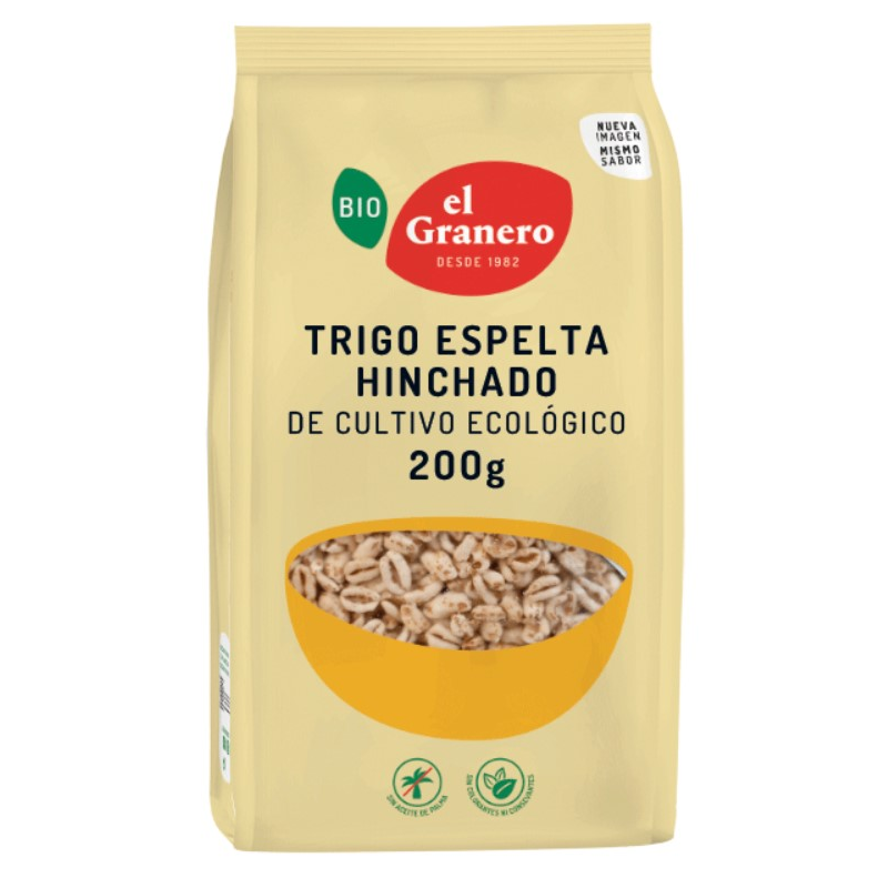 Trigo espelta hinchado bio 200g el granero