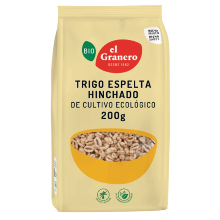 Trigo espelta hinchado bio 200g el granero