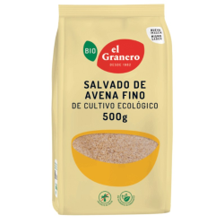 Salvado avena fino 500gr bio el granero