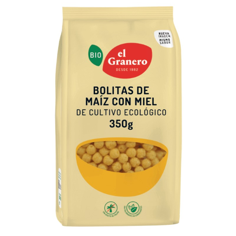 Bolitas de maiz con miel eco 400g el granero