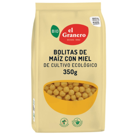 Bolitas de maiz con miel eco 400g el granero