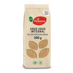 Cous cous integral bio 500gr el granero