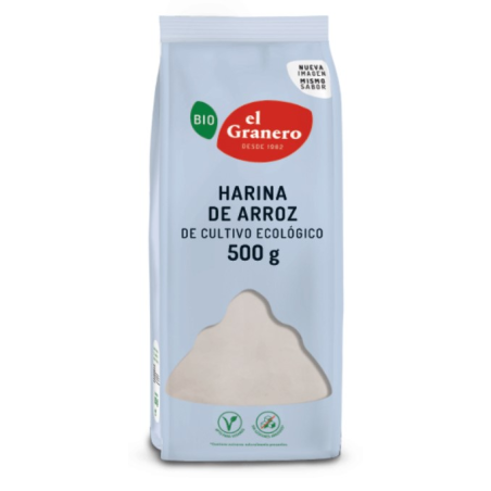 Harina arroz sin gluten 500gr bio granero