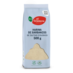 Harina garbanzos 500gr bio el granero